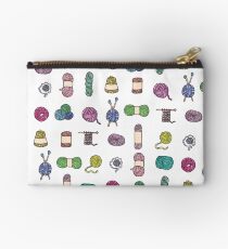 Balls of Yarn - Knitting Watercolor Studio Pouch
