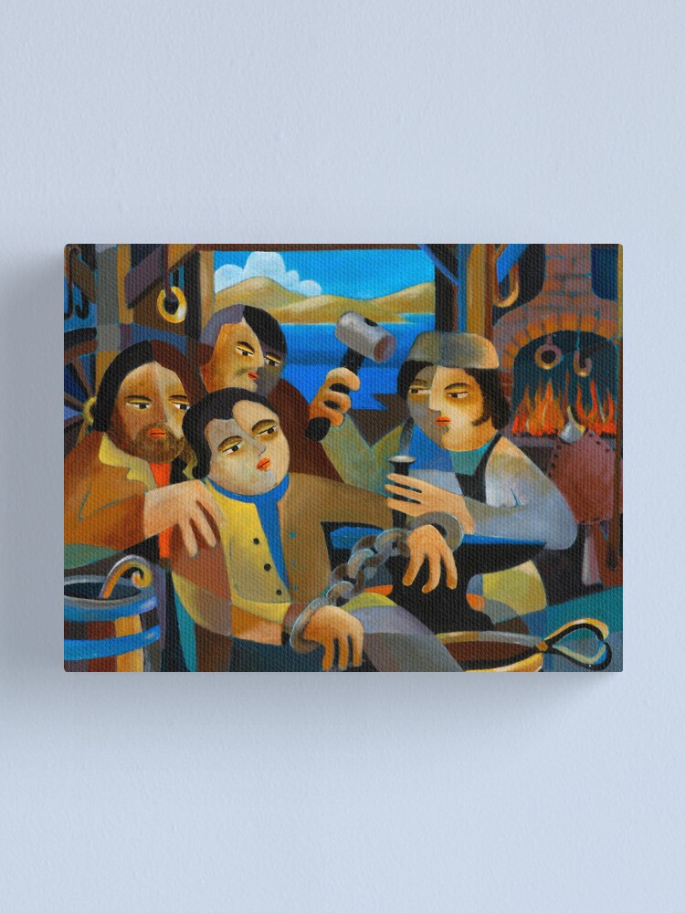 Alternate view of THE RELEASE OF MATTHEW BRADY Canvas Print