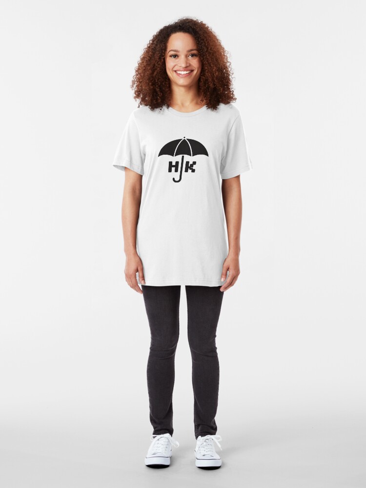 Alternate view of Hong Kong - Black Slim Fit T-Shirt