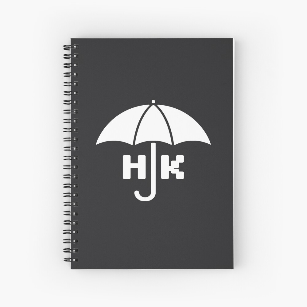 Hong Kong - White Spiral Notebook