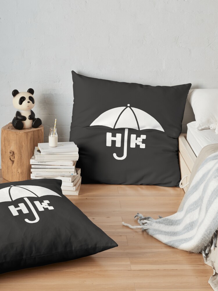 Alternate view of Hong Kong - White Floor Pillow