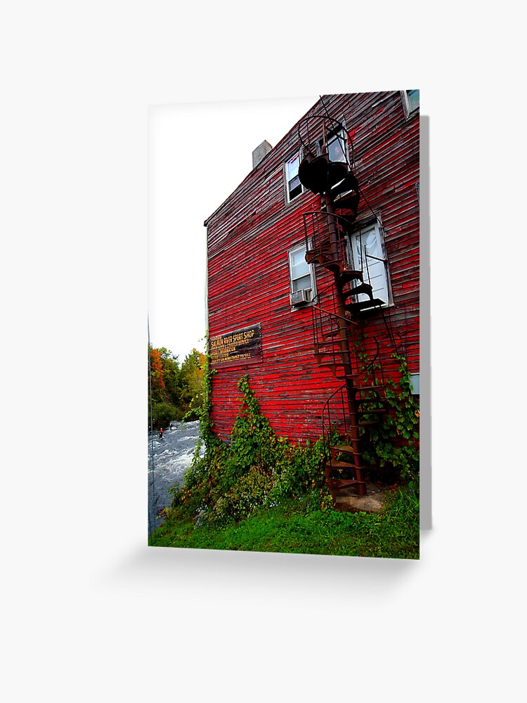 Salmon River Sport Shop Pulaski Ny Greeting Card By