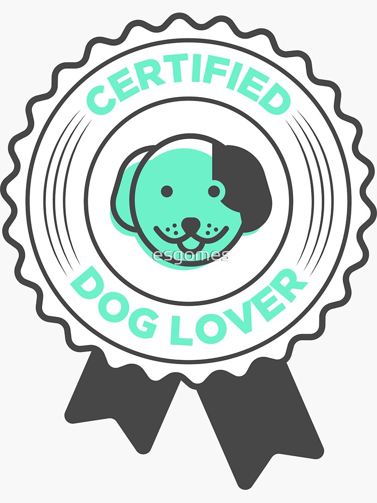 Funny Dog Lover Badge by esgomes