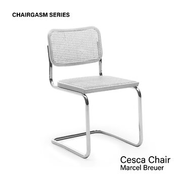 CHAIRGASM SERIES - Cesca by Marcel Breuer (Black & White)