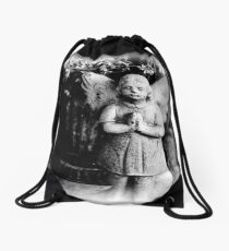 Beten des kleinen Mädchen-Engels Rucksackbeutel