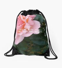 one direction - over again lyrics Drawstring Bag