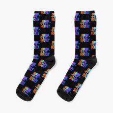 Hockey Retro Design Sock