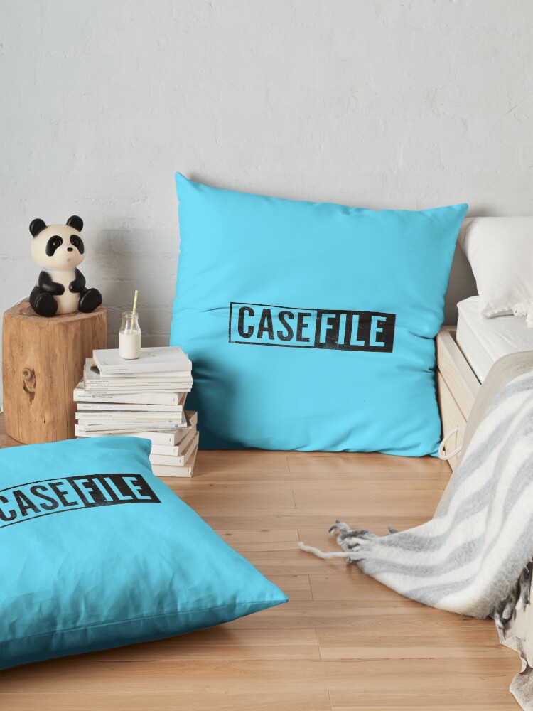 Alternate view of Casefile True Crime – Casefile Logo (Dark) Floor Pillow