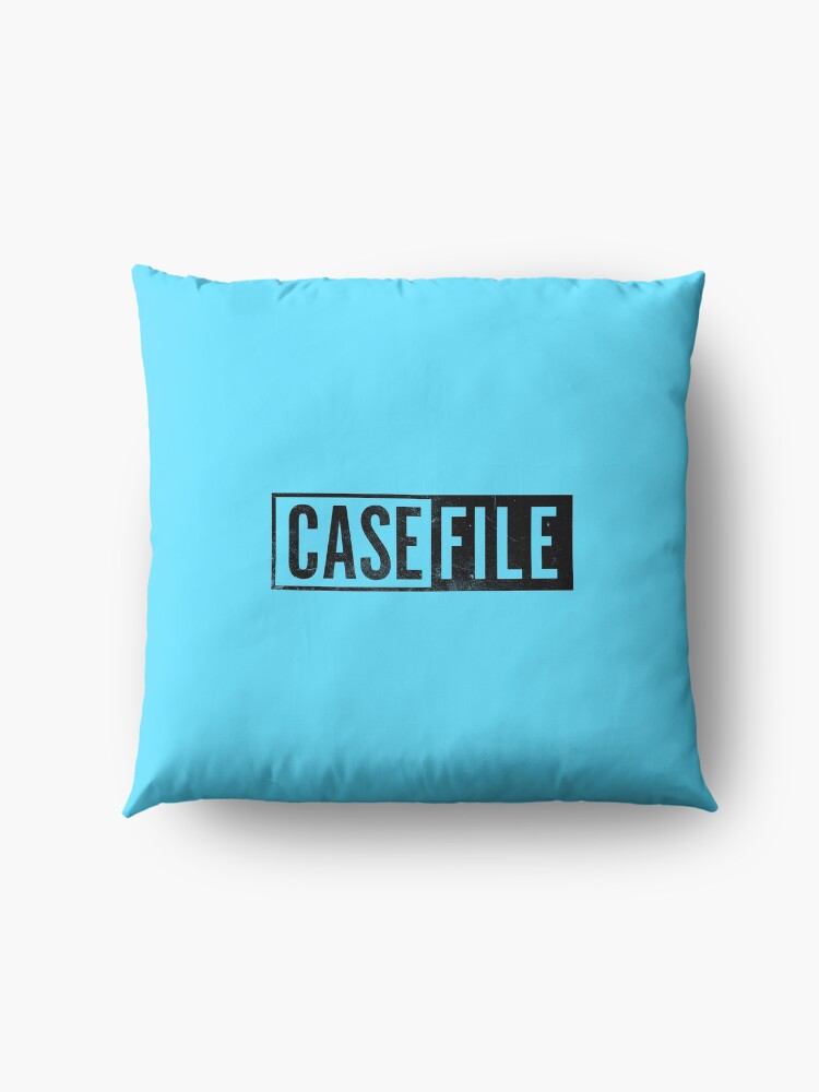 Alternate view of Casefile True Crime – Casefile Logo (Dark) Floor Pillow