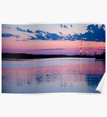 Two Master At Sunset Poster