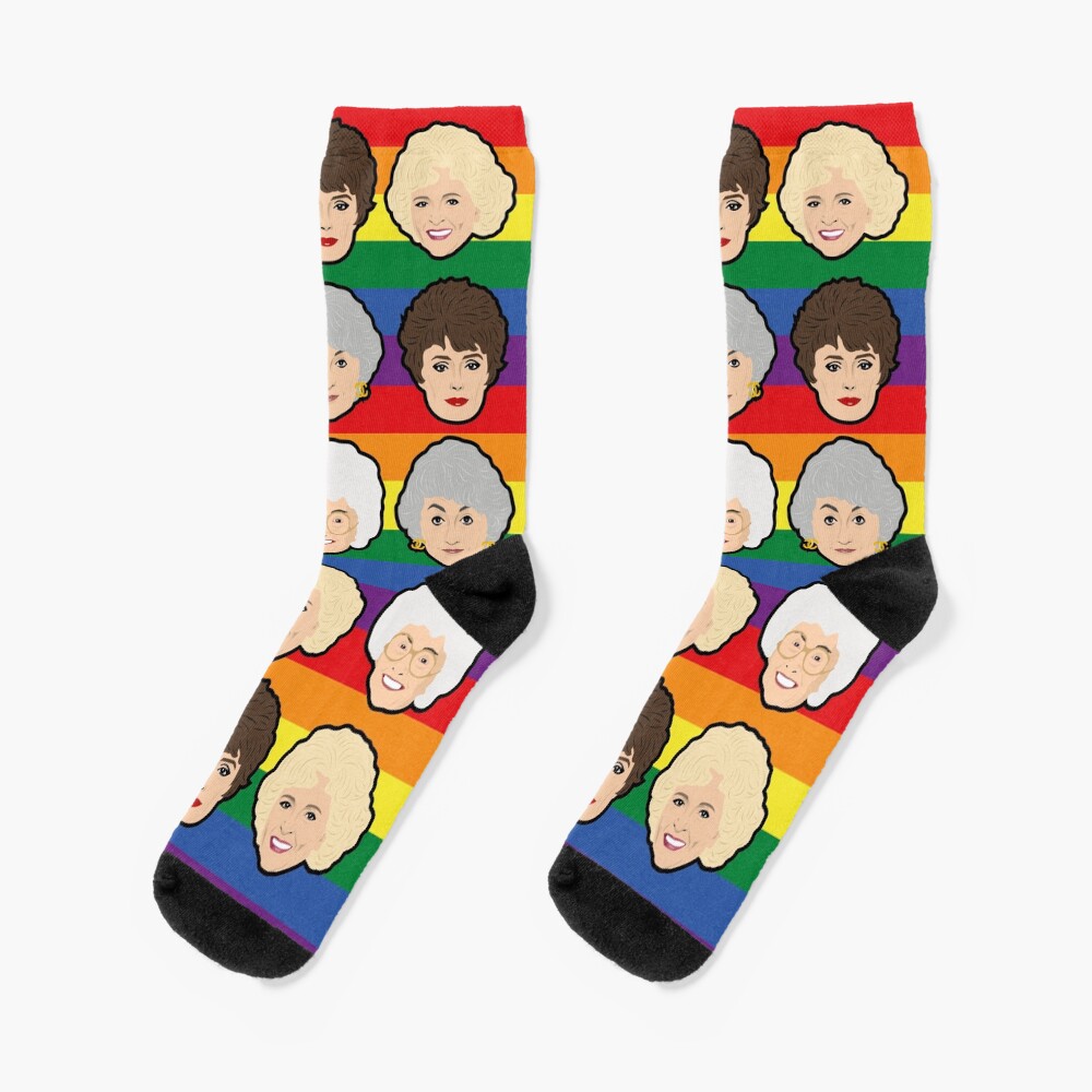The Golden Girls Pride Rainbow Socks Socks