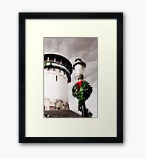 Holiday Water Tower, Riverside, Illinois Framed Print