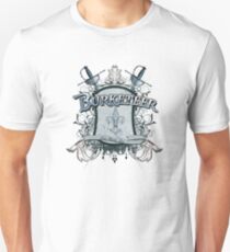 Official Burketeer Logo Badge Blue Unisex T-Shirt