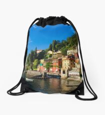 Viewpoint of Varenna Drawstring Bag