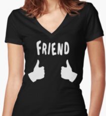 The Inbetweeners - Friend Women's Fitted V-Neck T-Shirt