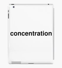 concentration iPad Case/Skin