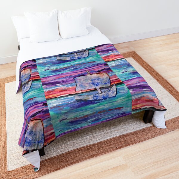Sunset Sail Comforter