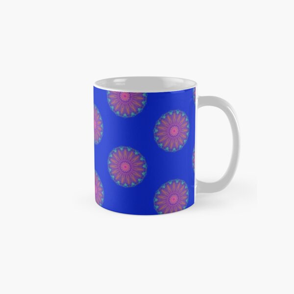 Blue healing mandala 1001 Classic Mug