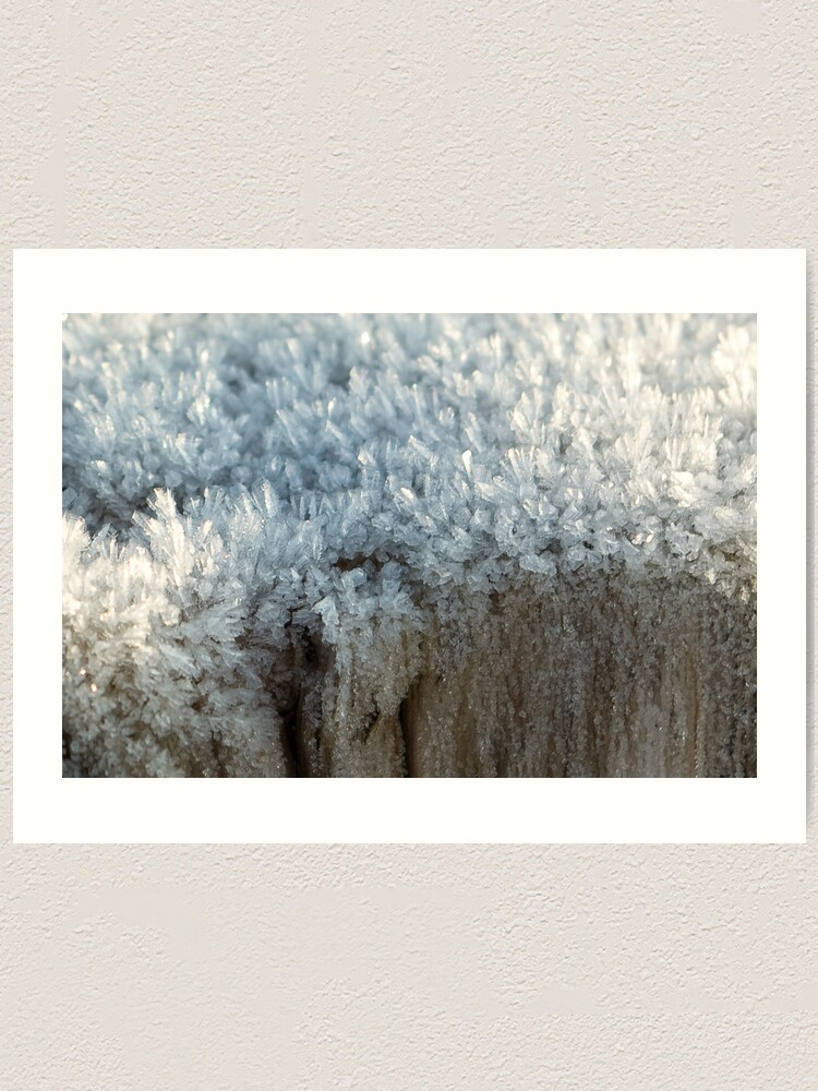 Alternate view of Fascinating ice crystals 3 Art Print