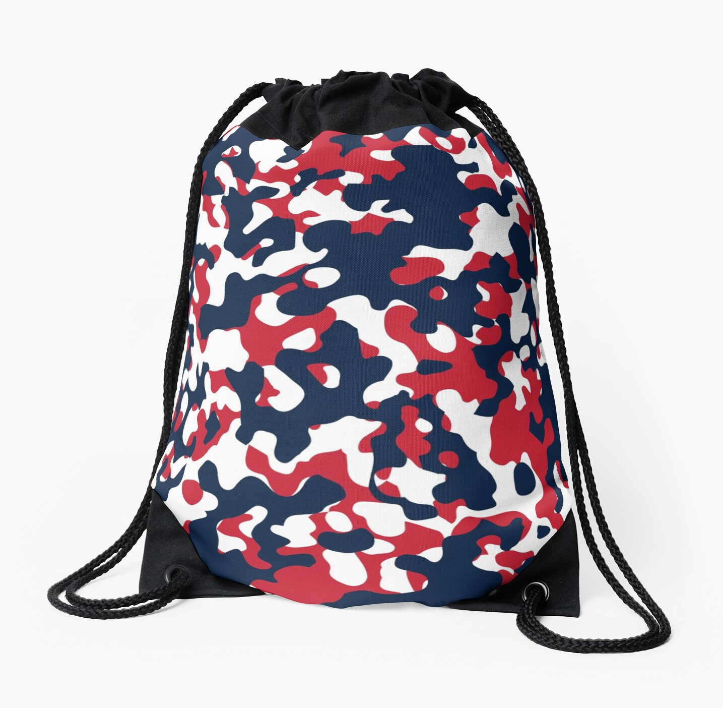 red and blue bag