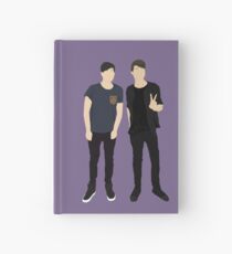 Dan and Phil Silhouettes Hardcover Journal
