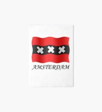 Amsterdam vlag Art Board Print