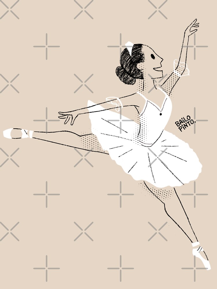 Bailarina de ballet de bailopinto