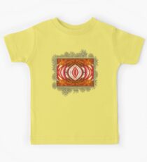Fire And Ice Abstract Kids Tee