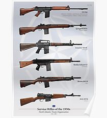 Battle Rifles of NATO Poster