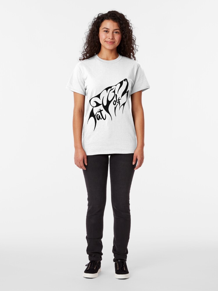 Alternate view of Fat Wolf - Stylised Classic T-Shirt