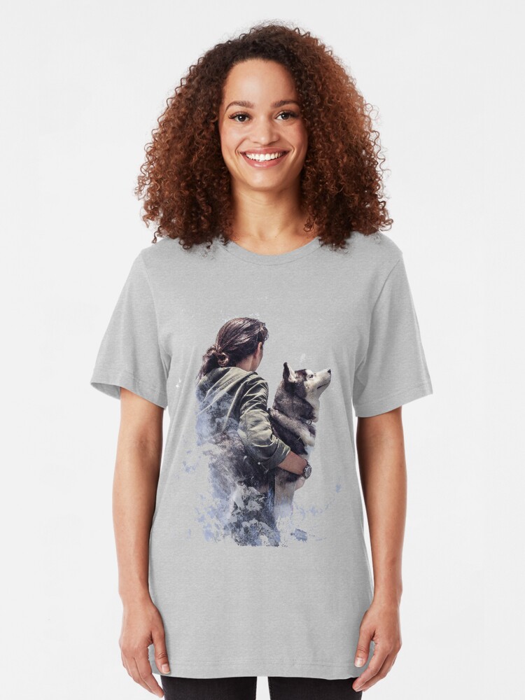 Alternate view of Fat Wolf - Arctic Companion Slim Fit T-Shirt