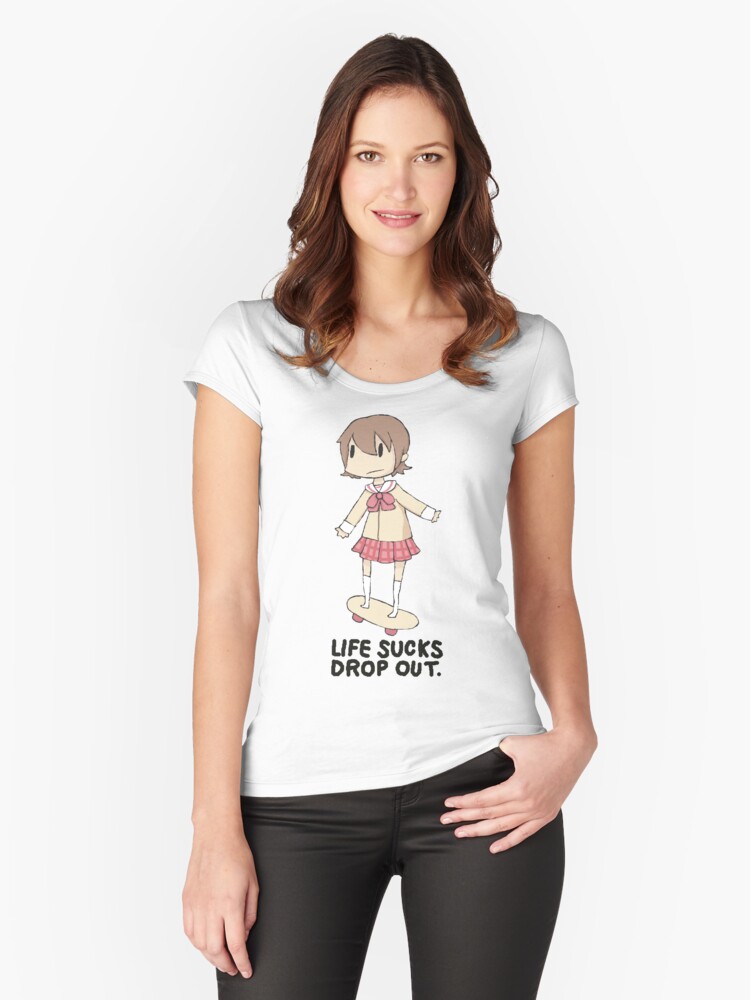 life sucks drop out" Unisex T-Shirt by 4wex | Redbubble