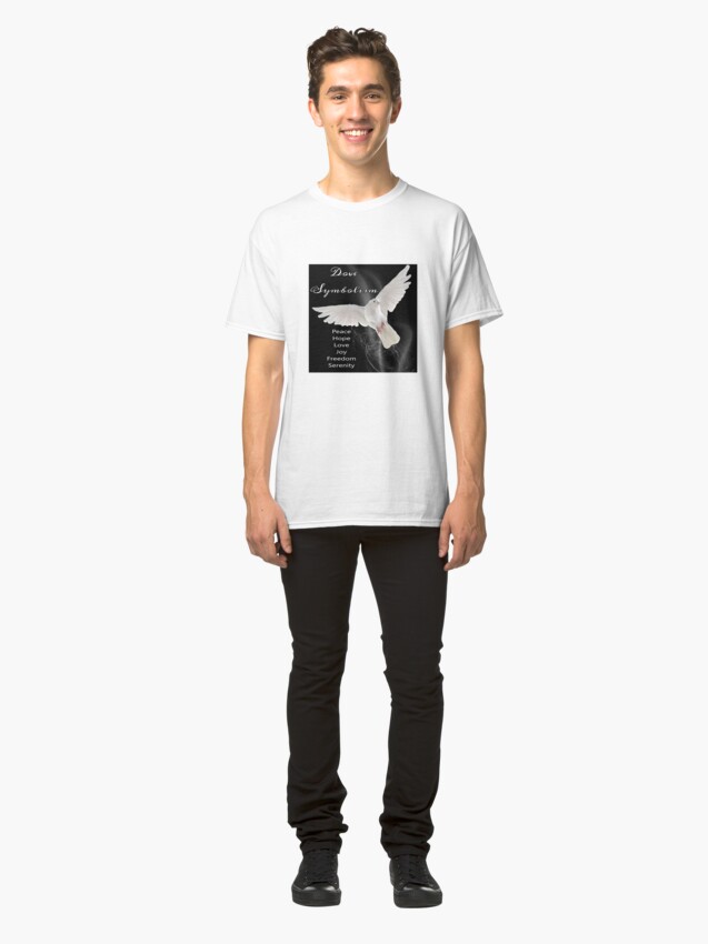 Alternate view of Dove Symbolism Totem Spirit Guide Classic T-Shirt
