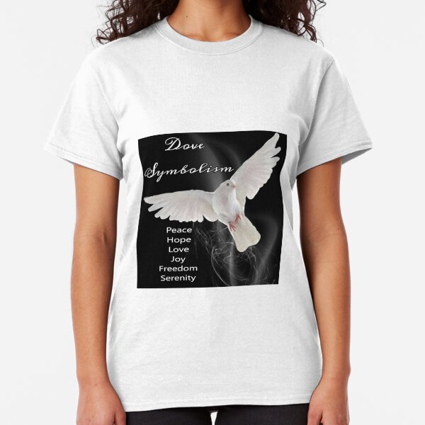 Dove Symbolism Totem Spirit Guide Classic T-Shirt