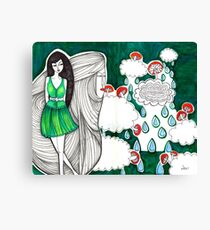 Sketch 5 ... yiwen vs. mario Canvas Print