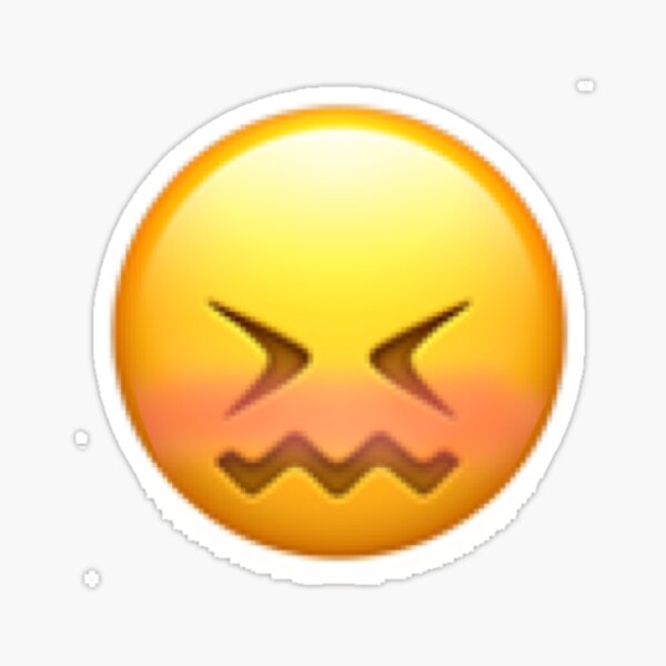 Embarrassed Emoji Stickers Redbubble