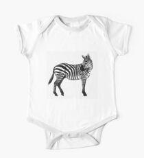 Inky Zebra One Piece - Short Sleeve
