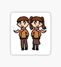 October Duality Sticker