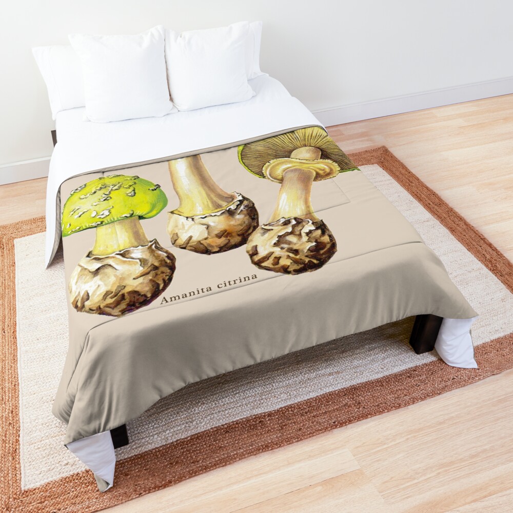 Amanita Citrina The False Death Cap Comforter By Squirrox