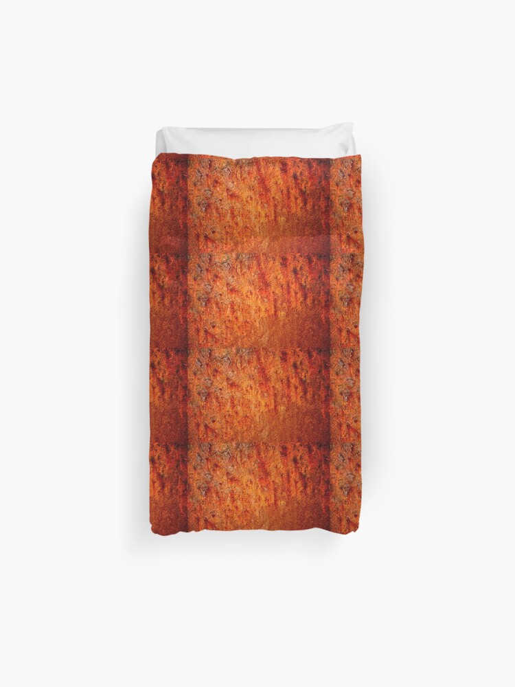 Burnt Orange Duvet Cover By Klsmile Redbubble