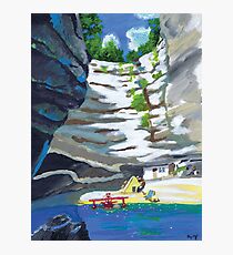 Plane by the Sea Photographic Print
