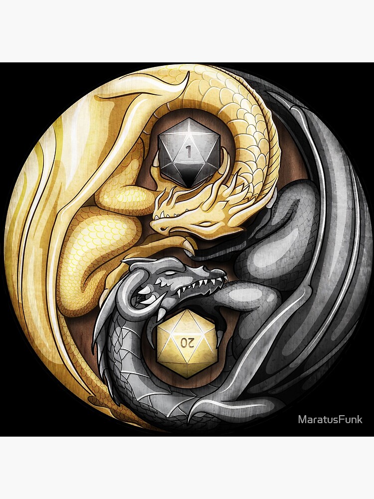 Balanced Dragons D20 by MaratusFunk