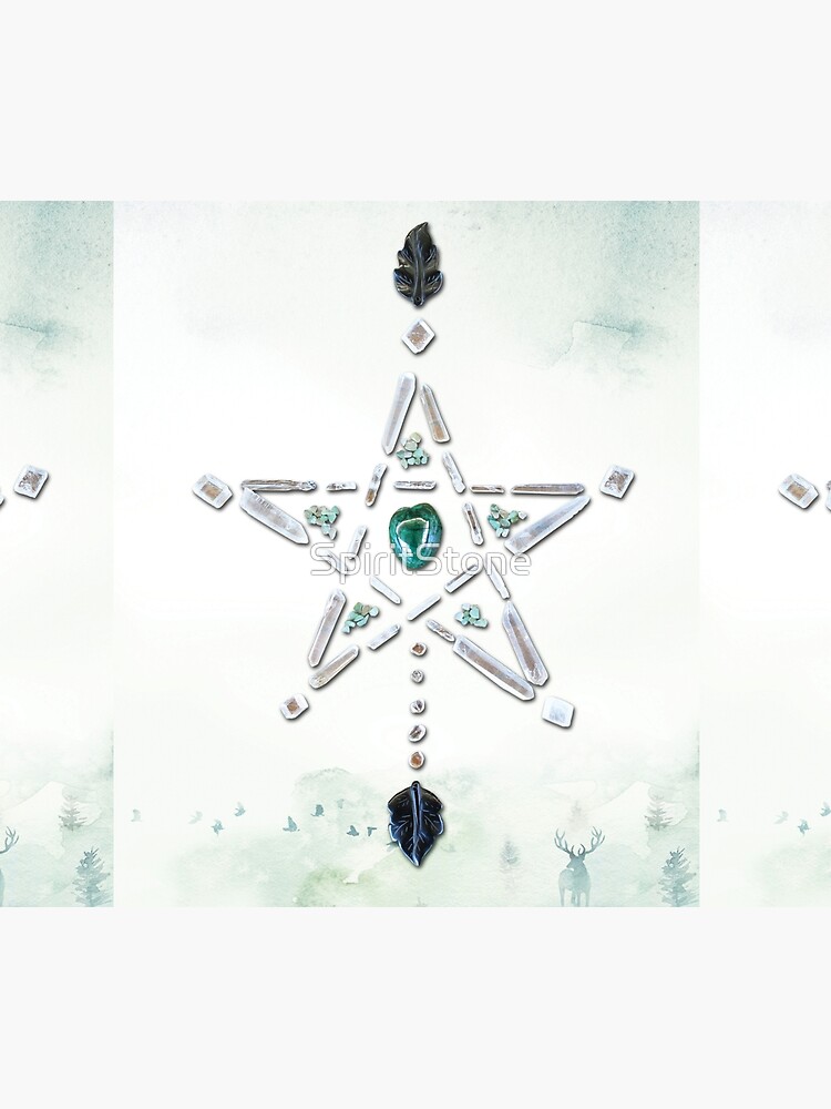 Malachite Crystal Grid - Natures Cycles by SpiritStone