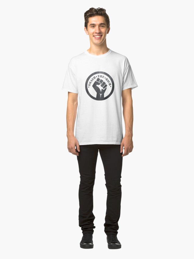 Alternate view of Smash The Rich - Protest Classic T-Shirt