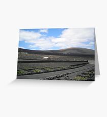 Vineyards in Lanzarote Greeting Card