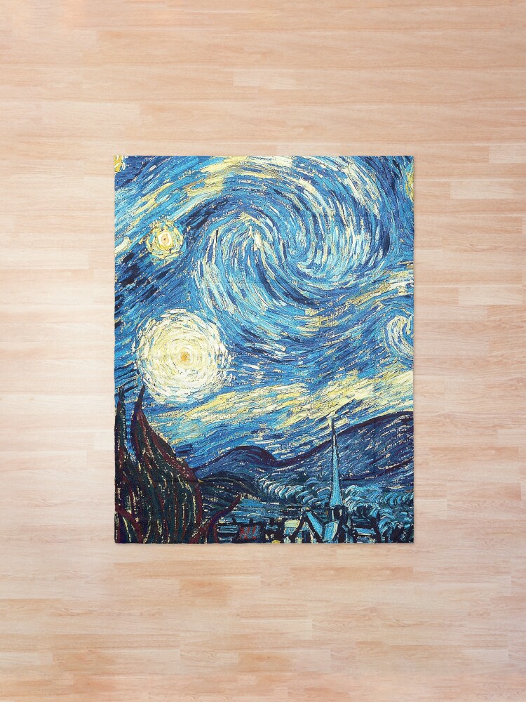 Vincent Van Gogh Starry Night Blue And Yellow Night Sky From