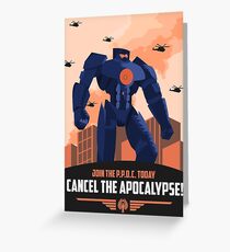 Pan Pacific Defense Corps (Pacific Rim) Greeting Card
