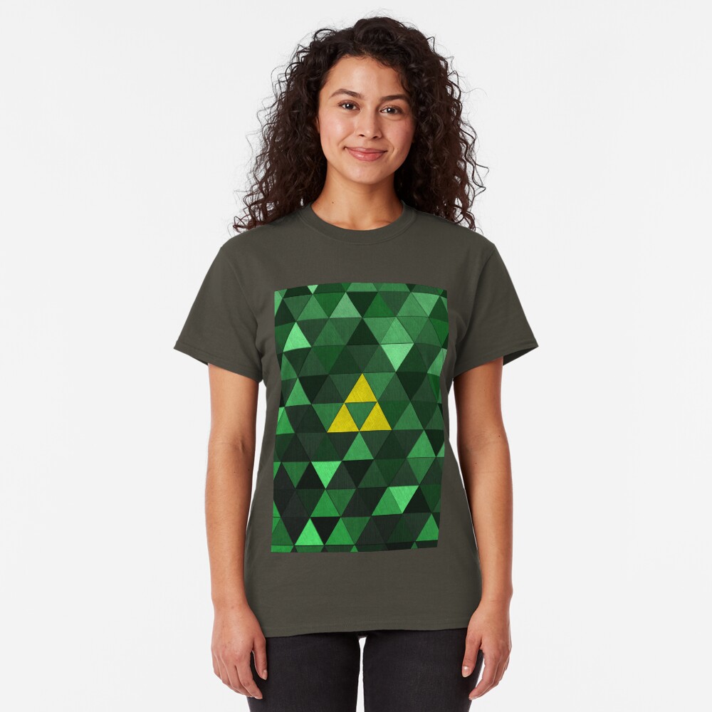 Triforce Quest (Green) Classic T-Shirt
