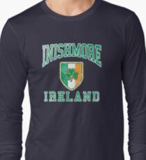 Inishmore, Ireland with Shamrock Long Sleeve T-Shirt