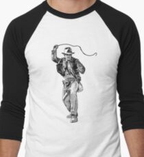 Indiana Jones Hand-drawing Men's Baseball ¾ T-Shirt